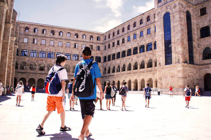 The school building -  The school building -